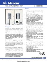 Mircom FA-300 Series Fire Alarm Control Units Owner's manual