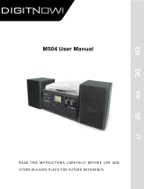 DIGITNOW M504 Automatic Stereo Turntable System User manual