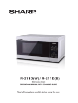 Sharp R211DB Microwave Black User manual