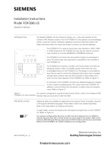 Siemens FCM2041-U3 Operating instructions