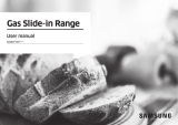 Samsung NX60T8311SG Gas Slide In Range User manual
