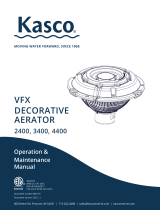 Kasco 2400 VFX Decorative Aerator User manual