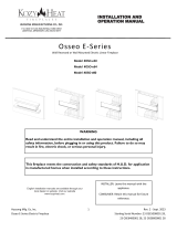 Kozyheat Osseo eSeries Owner's manual