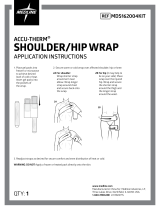 Medline ACCU-THERM Shoulder Hip Wrap User manual