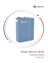 solplanet Ai-LB Power Box User manual
