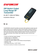 ENFORCERHL-951T1-SDQ DIP-Switch Coded Long-Range RF Transmitter