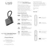 LINQLQ48001 4 In 1 USB-C VGA-HDMI Adapter