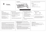 DeLUX K6700G 2.4G Wireless Keyboard and Mouse Combo User manual