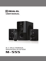 Real-El M-555 Speaker System  User manual