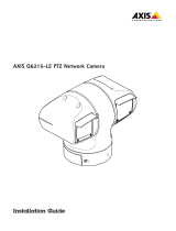 Axis Communications Q6215-LE PTZ Network Camera Installation guide
