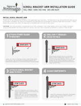 Signature Streetscapes SBA-1 Scroll Bracket Arm Installation guide