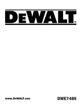DeWalt DWE7485 User manual