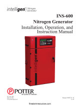 Potter INS-600 Nitrogen Generator User manual