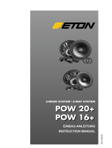 Eton POW 20+ 2-Wege System Loudspeaker User manual