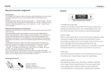 Admar AD221A Amplifier Operating instructions