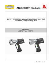 Anderson VERSA-CRIMP Battery Pack Owner's manual
