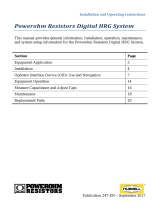 Powerohm Resistors dhrg Installation guide