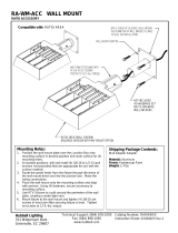 Security Lighting Ratio Wall Mount Installation guide