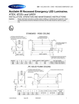 Chalmit lighting Acclaim LED EM ATEX & IECEx Installation guide