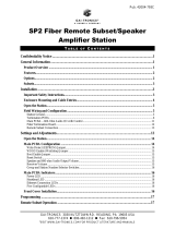 GAI-TronicsSP2 Fiber Remote Subset/Speaker Amplifier Station