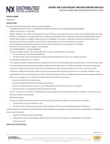 Hubbell Lighting Components NX Slide Mount Indoor Sensor Module Installation guide
