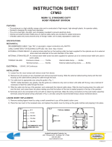 Hubbell Industrial Controls (ICD) CFM63 Installation guide