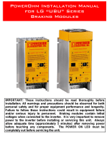 Powerohm Resistors brakingmod lg s Installation guide