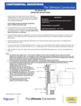 Continental Industries (CI) 0000-34-6034-06-pe-valve-tee Installation guide
