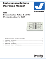 Viessmann 5552 Owner's manual