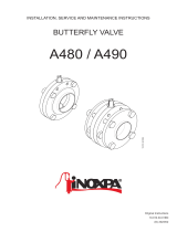 iNOXPA Butterfly Valve A480 User manual