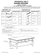 Winners Only AB100C Assembly Instructions