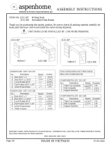 aspenhome I215-307 Assembly Instructions