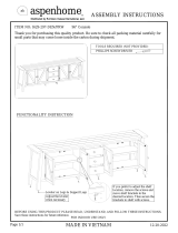 aspenhome I629-297-PRW Assembly Instructions