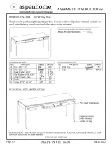 aspenhome I256-3064 Assembly Instructions