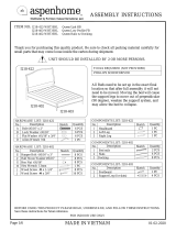 aspenhome I218-402-SHL Assembly Instructions