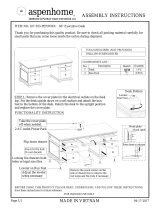 aspenhome I07-303-PEP Assembly Instructions