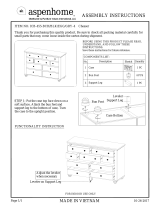 aspenhome ICB-455-WHT-4 Assembly Instructions