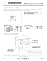 aspenhome I256-3025 Assembly Instructions