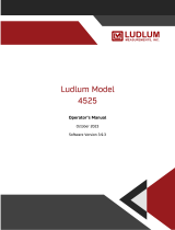 Ludlum Measurements  4525 Series Owner's manual