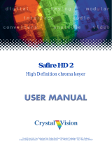 Crystal Vision Safire Controller User manual