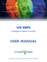 Crystal Vision ADC102FK User manual