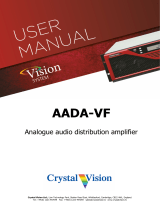 Crystal Vision AADA-VF User manual