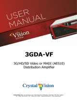 Crystal Vision 3GDA-VF User manual