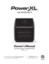 PowerXL GLA-1002 Air Fryer Pro X Owner's manual