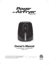 PowerXL GLA-716 Power AirFryer Elite Owner's manual