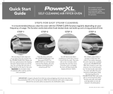 PowerXL B0769Y1JVN Self Cleaning Air Fryer Oven User guide