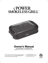 Power Smokeless Grill GR-1200 User manual