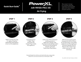 PowerXL GLA-1001 Quick start guide