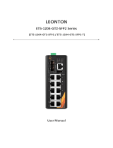 Leonton ET5-1204-GT2-SFP2 User manual