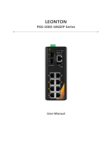 Leonton PG5-1002-10GSFP User manual
